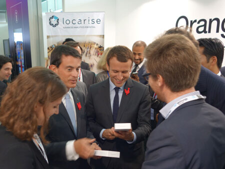 October 2015: Minister Emanuel Macron is in Tokyo to launch the French Tech Tokyo community. Next Level is there, as a founding member, and supports two Client booths at the event: Withings and Mensia Technologies