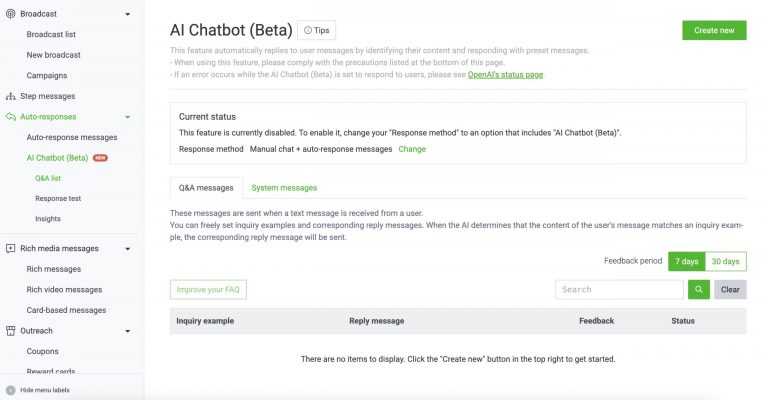 LINE Adds New AI Chatbot to Official Accounts